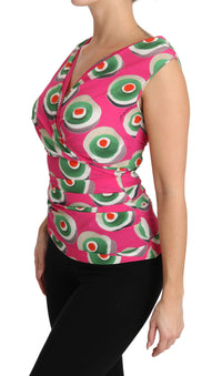 Thumbnail for Pink Silk Stretch Sicilian Cake Top