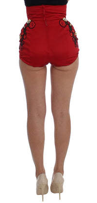 Thumbnail for Enchanted Sicily Embroidered Silk Shorts