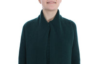 Thumbnail for Elegant Green Cashmere Cardigan Sweater