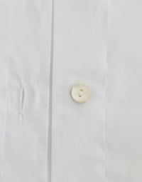 Thumbnail for Chic White Cotton Blend Shortsleeve Blouse