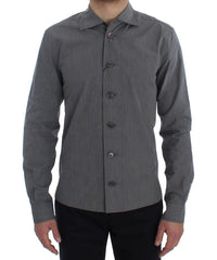 Thumbnail for Elegant Gray Cotton Dress Shirt