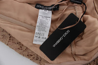 Thumbnail for Elegant Pink Floral Lace Maxi Dress