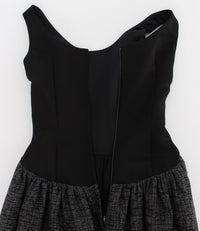 Thumbnail for Elegant Black Full-Length Sheath Dress