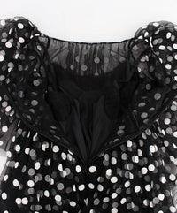 Thumbnail for Elegant Polka Dotted Ruffled Dress
