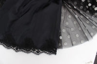 Thumbnail for Elegant Polka Dotted Ruffled Dress