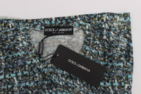 Thumbnail for Elegant Blue Wool Vest Pullover Top
