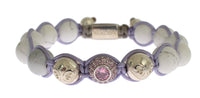 Thumbnail for Purple CZ Howlite 925 Silver Bracelet