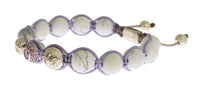 Thumbnail for Purple CZ Howlite 925 Silver Bracelet