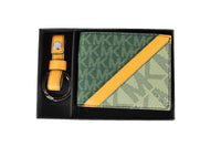 Thumbnail for Gifting Slim Signature Bifold with Key Fob Box Set (Green/Marigold)