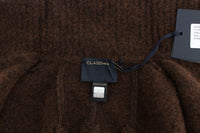 Thumbnail for Elegant Short Sleeved Brown Cardigan