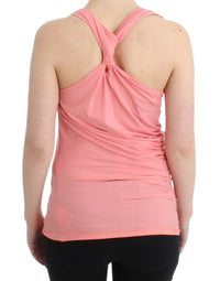 Thumbnail for Chic Pink Cotton Blend Tank Top