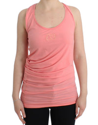 Thumbnail for Chic Pink Cotton Blend Tank Top