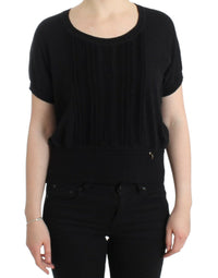 Thumbnail for Elegant Short Sleeved Black Jumper