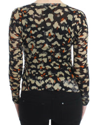 Thumbnail for Elegant Multicolor V-Neck Wool Jumper