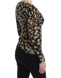 Thumbnail for Elegant Multicolor V-Neck Wool Jumper