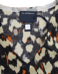 Thumbnail for Elegant Multicolor V-Neck Wool Jumper