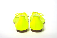 Thumbnail for Fluro Yellow Flat Point Toe Shoe