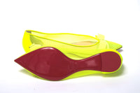 Thumbnail for Fluro Yellow Flat Point Toe Shoe