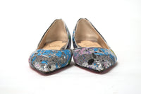 Thumbnail for Multicolor Silver Flat Point Toe Shoe