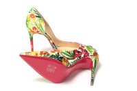 Thumbnail for Multicolor Flower Printed High Heels Pumps Shoes