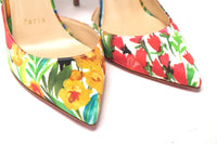 Thumbnail for Multicolor Flower Printed High Heels Pumps Shoes