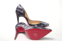 Thumbnail for Multicolor Denim Print High Heels Pumps