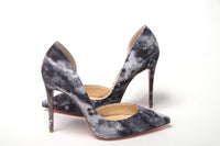 Thumbnail for Multicolor Denim Print High Heels Pumps