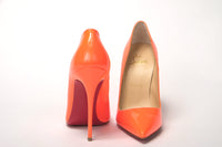 Thumbnail for Neon Orange So Kate Patent High Heel