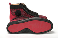 Thumbnail for Red Black Louis Junior Spikes  Sneaker Shoes