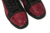 Thumbnail for Red Black Louis Junior Spikes  Sneaker Shoes