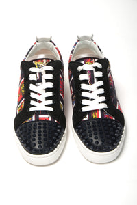 Thumbnail for Black Multi/Marine Mat Louis Junior Spikes Shoes