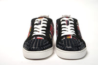 Thumbnail for Black Multi/Marine Mat Louis Junior Spikes Shoes