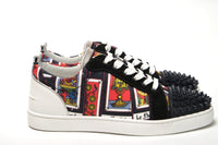 Thumbnail for Black Multi/Marine Mat Louis Junior Spikes Shoes