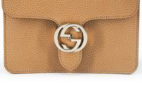 Thumbnail for Elegant Beige Shoulder Bag with GG Snap