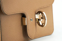 Thumbnail for Elegant Beige Shoulder Bag with GG Snap