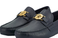 Thumbnail for Elegant Navy Blue Calf Leather Loafers