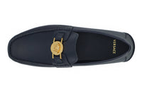 Thumbnail for Elegant Navy Blue Calf Leather Loafers