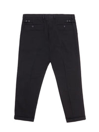 Thumbnail for Svelte Black Cotton Chino Trousers