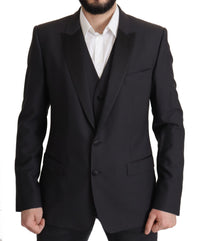 Thumbnail for Elegant Dark Blue Martini Two-Piece Blazer