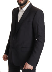 Thumbnail for Elegant Dark Blue Martini Two-Piece Blazer