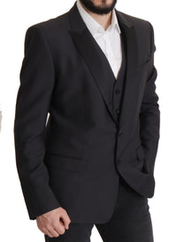 Thumbnail for Elegant Dark Blue Martini Two-Piece Blazer