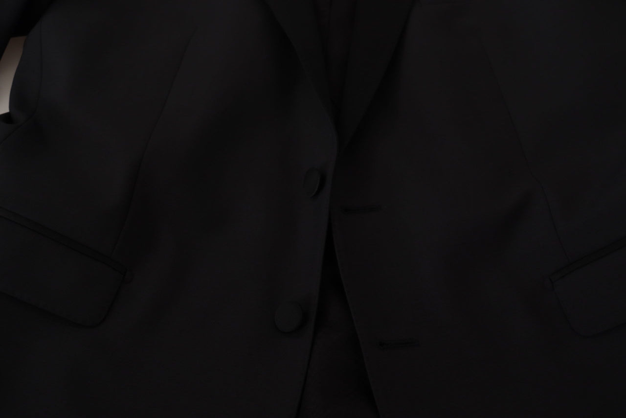 Elegant Dark Blue Martini Two-Piece Blazer