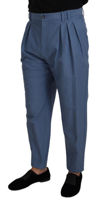 Thumbnail for Blue Linen Chino Formal Pants