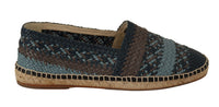 Thumbnail for Elegant Woven Leather Espadrilles