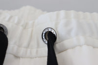 Thumbnail for White Cotton DG Logo Jogger Pants