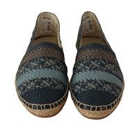 Thumbnail for Elegant Woven Leather Espadrilles