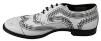 Thumbnail for Elegant White Leather Derby Shoes