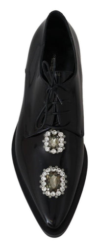 Thumbnail for Crystal Embellished Derby Dress Shoes