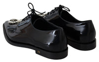 Thumbnail for Crystal Embellished Derby Dress Shoes