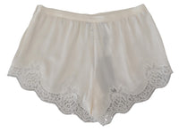 Thumbnail for Elegant White Lace Lingerie Shorts